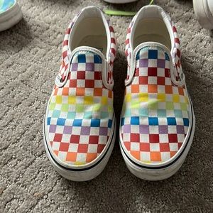 Vans slip on multicolored